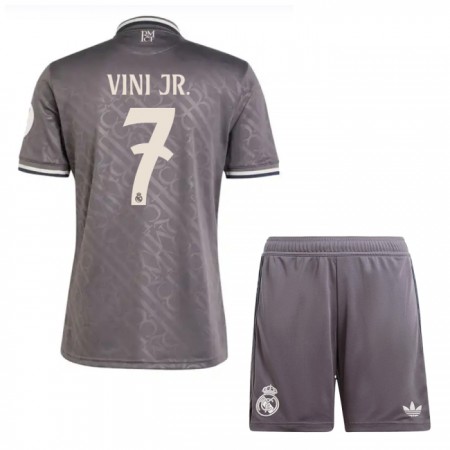Camiseta de fútbol Real Madrid Vini JR 7 Niño 3ª equipación 2024-25 Camiseta de fútbol Real Madrid Vini JR 7 Niño 3ª equipación 2024-25